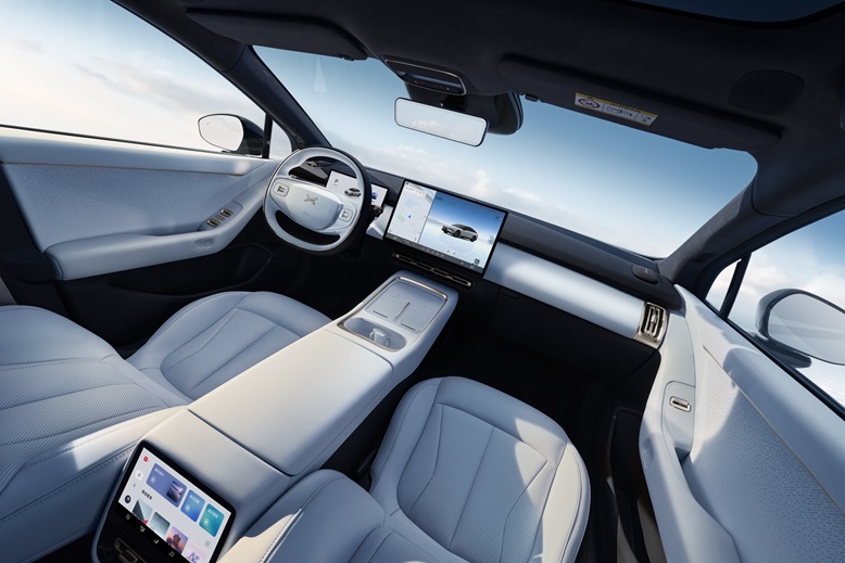 Kabina sedana XPeng P7+